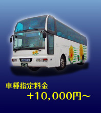 車種指定料金　+10,000円～